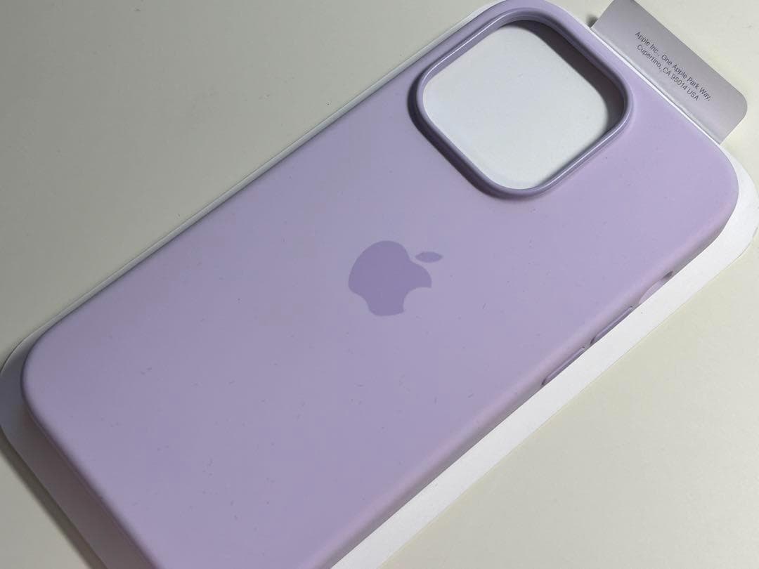 【新品】純正 iPhone 14 Pro シリコンケース・ライラック②