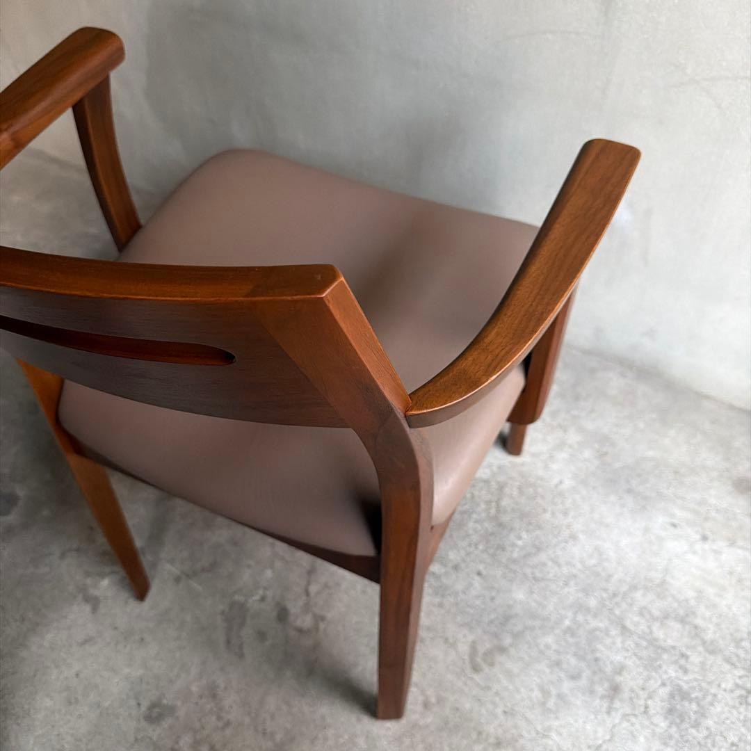 美品　飛騨家具　白川木工　HALS ダイニングアームチェア