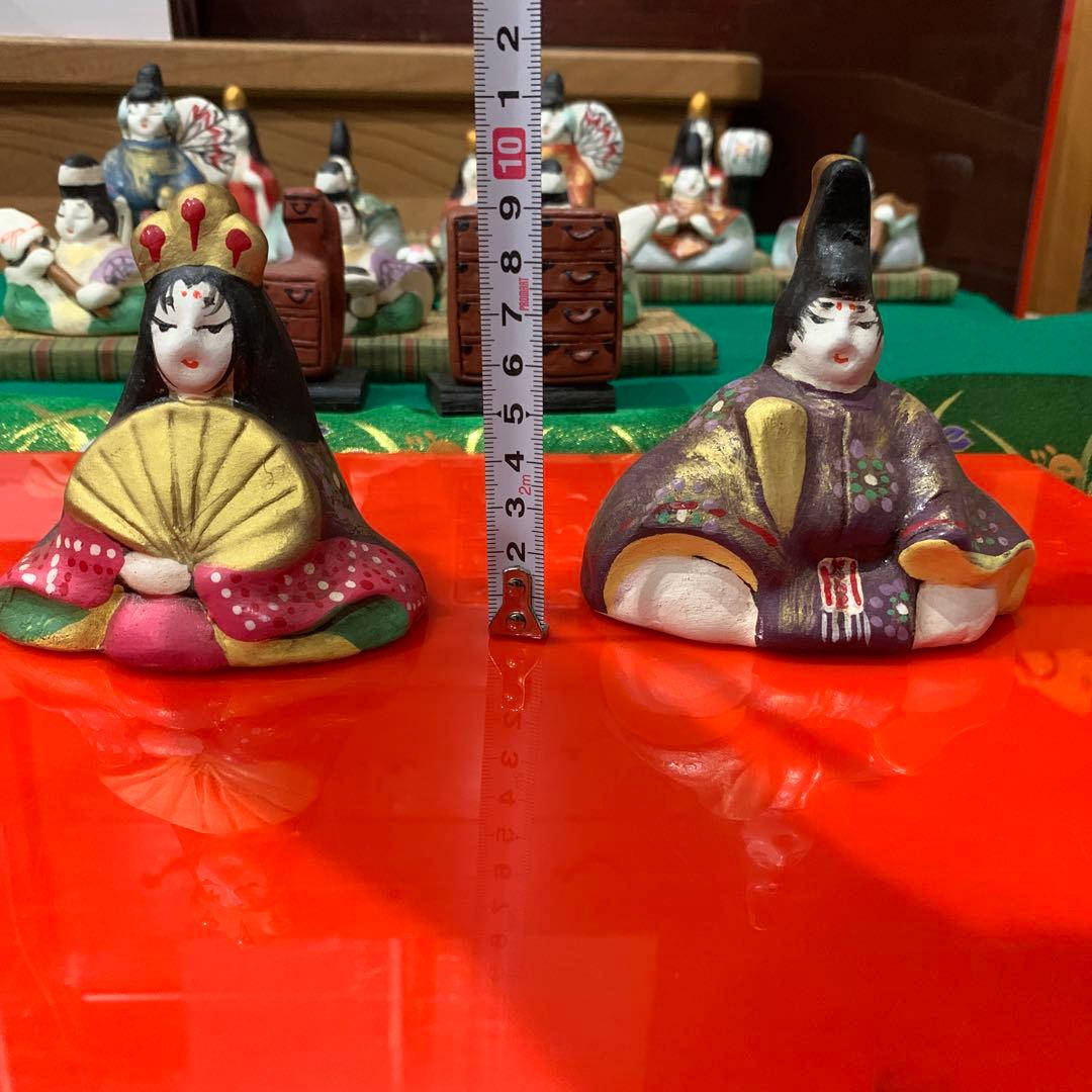 手捻りお雛様　ひな祭り　雛人形飾り