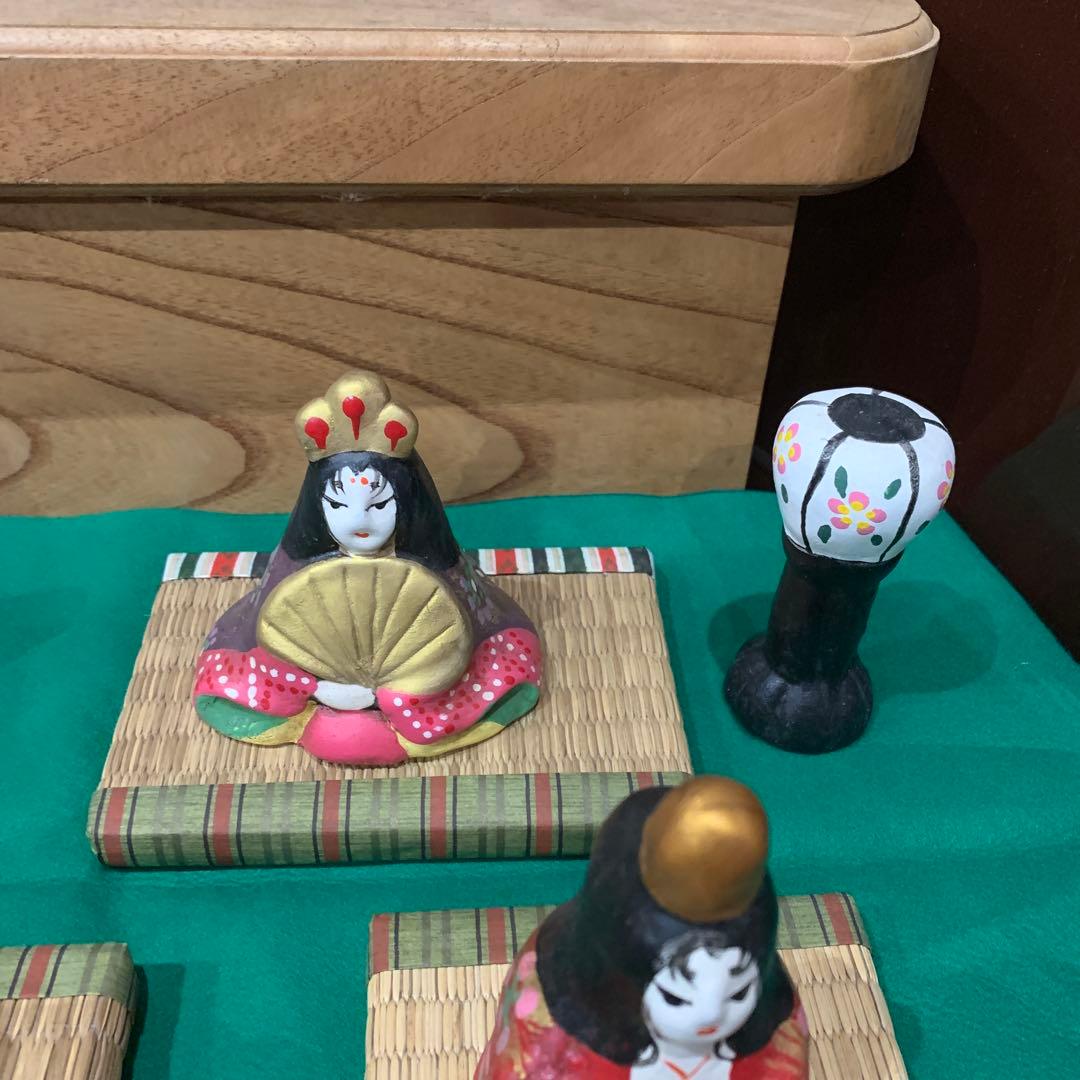 手捻りお雛様　ひな祭り　雛人形飾り