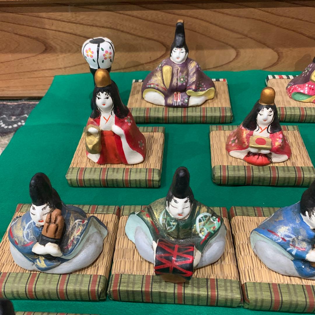 手捻りお雛様　ひな祭り　雛人形飾り