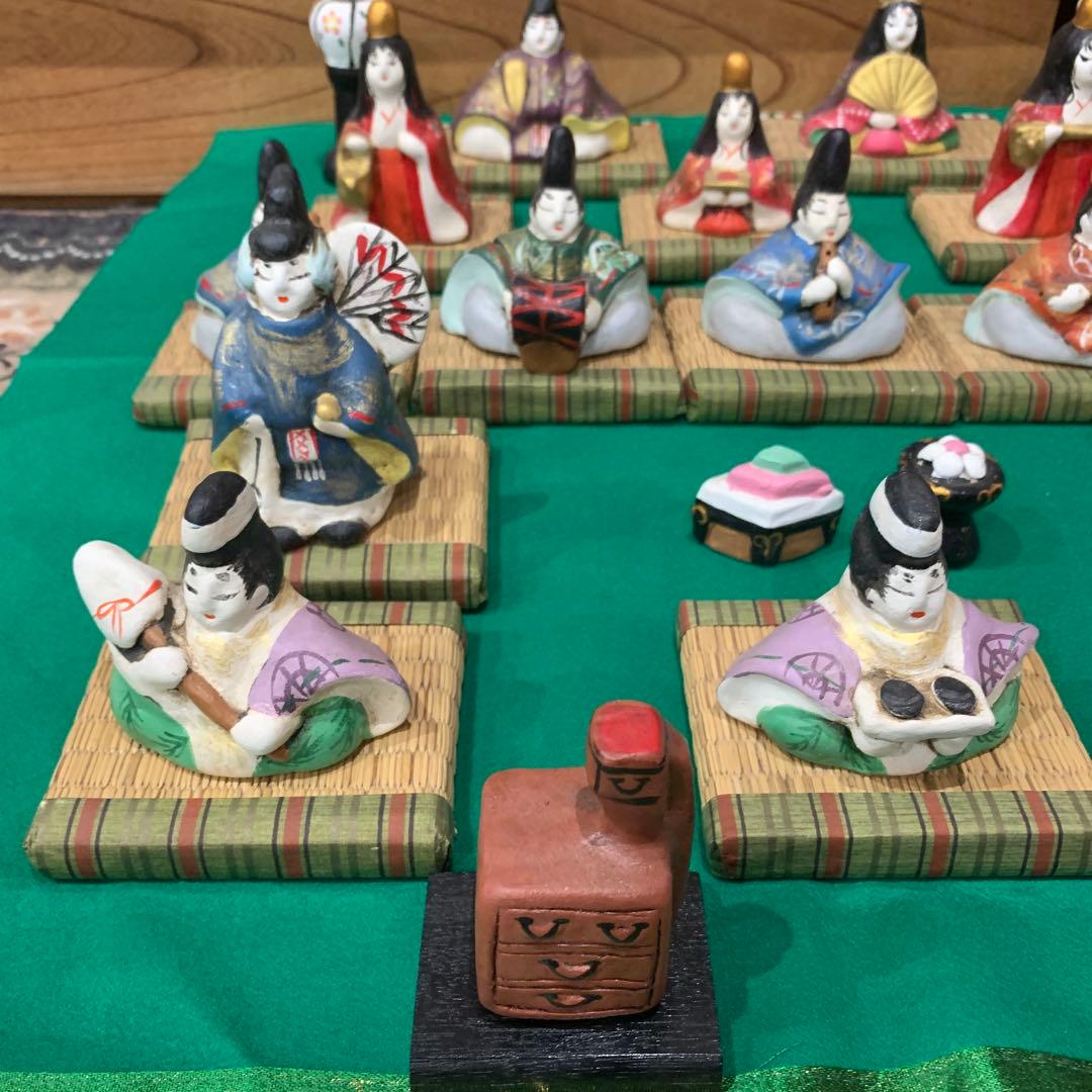 手捻りお雛様　ひな祭り　雛人形飾り