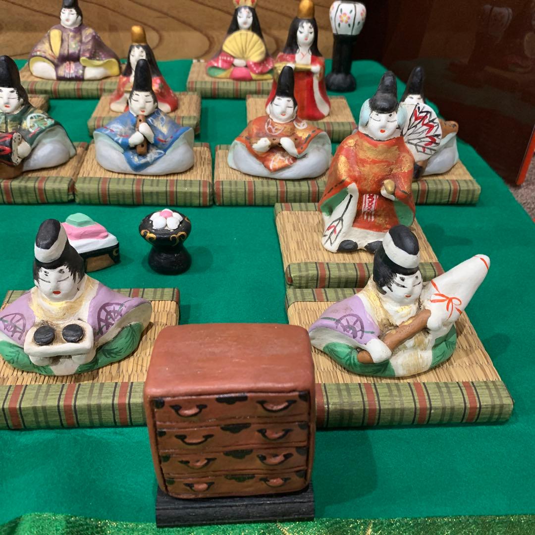 手捻りお雛様　ひな祭り　雛人形飾り