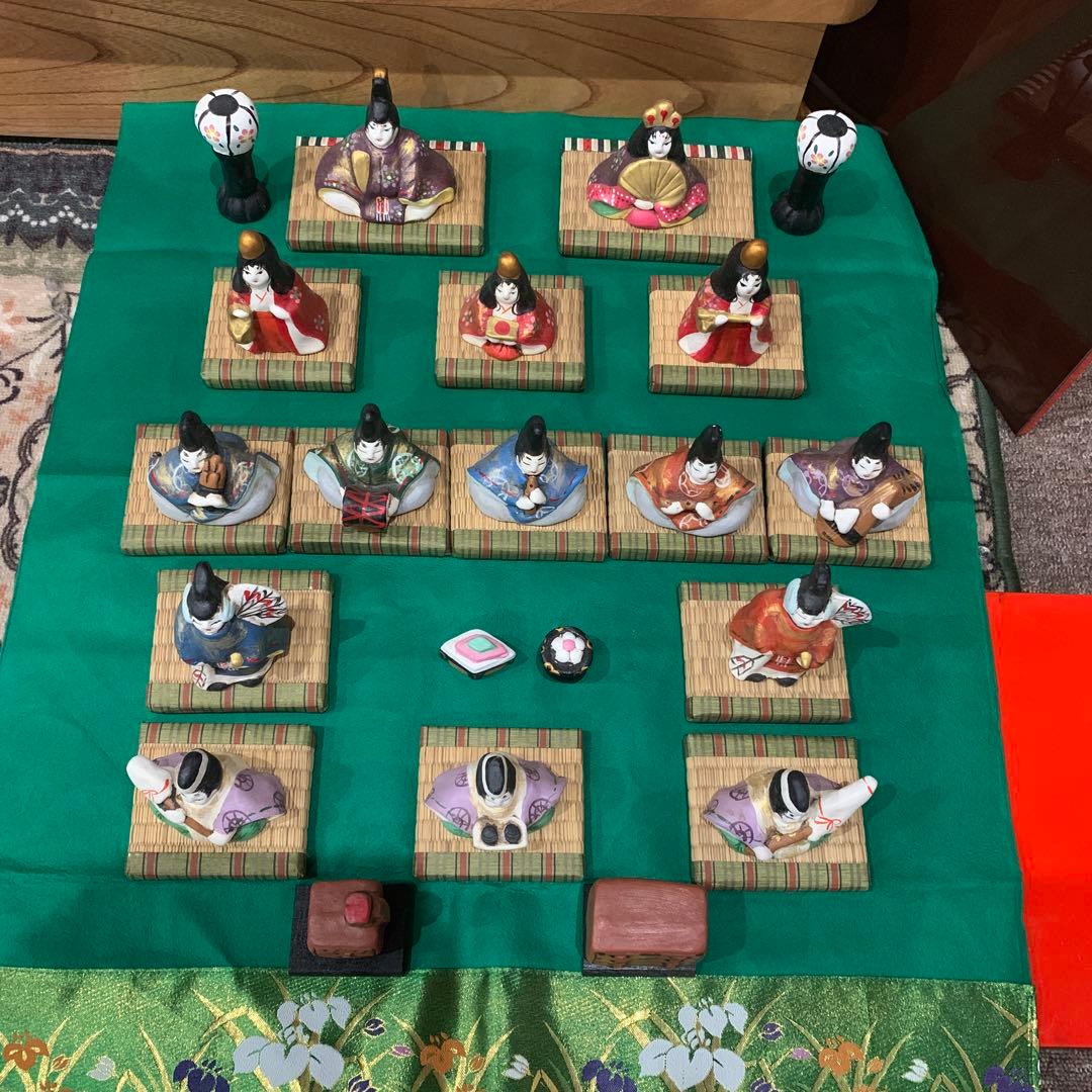 手捻りお雛様　ひな祭り　雛人形飾り