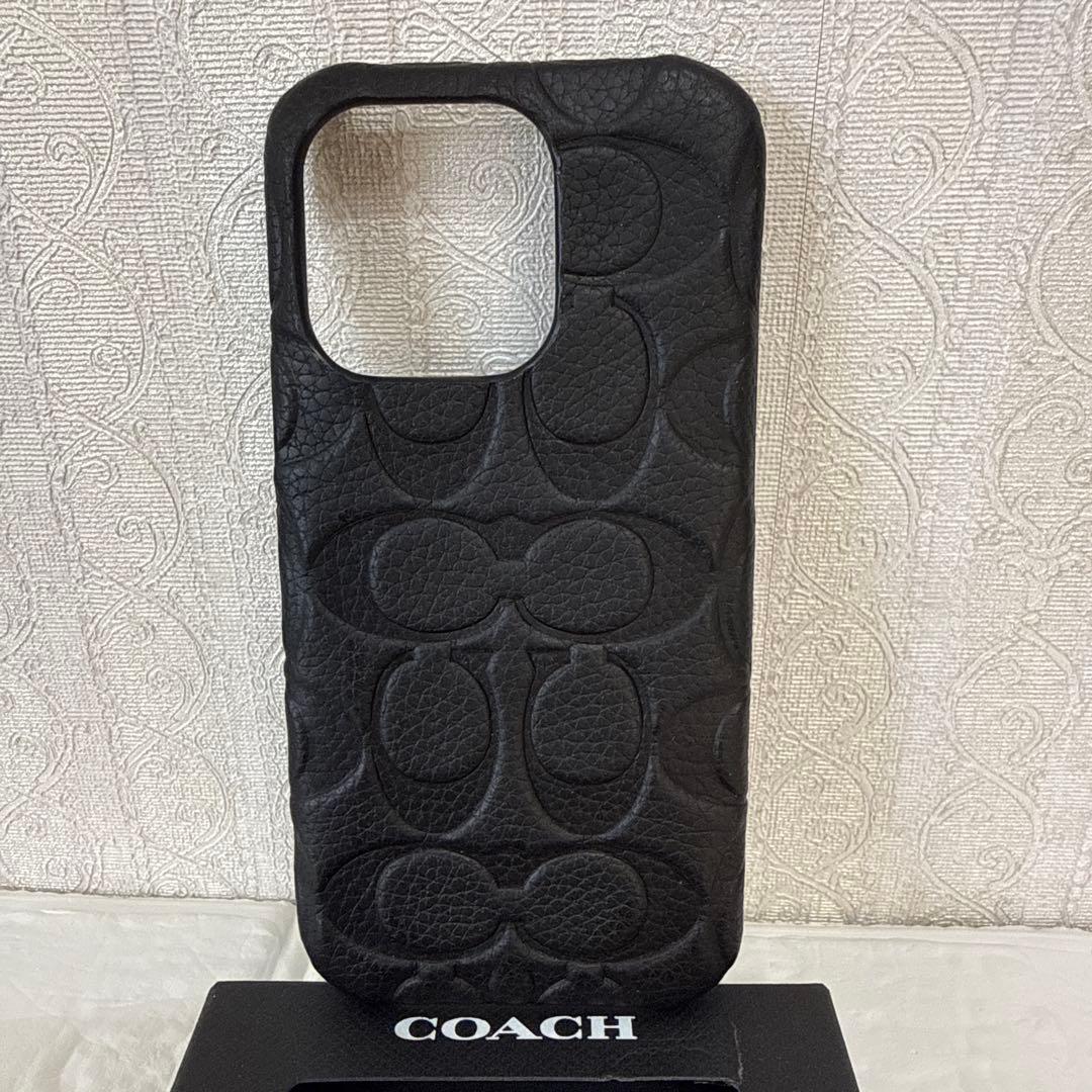 COACH⭐️iPhone 15 PRO スマホケース　ブラック