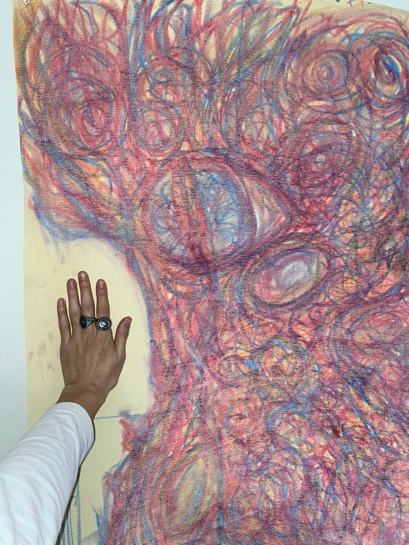 題名“complete morphosis” MARCELINE自作絵画