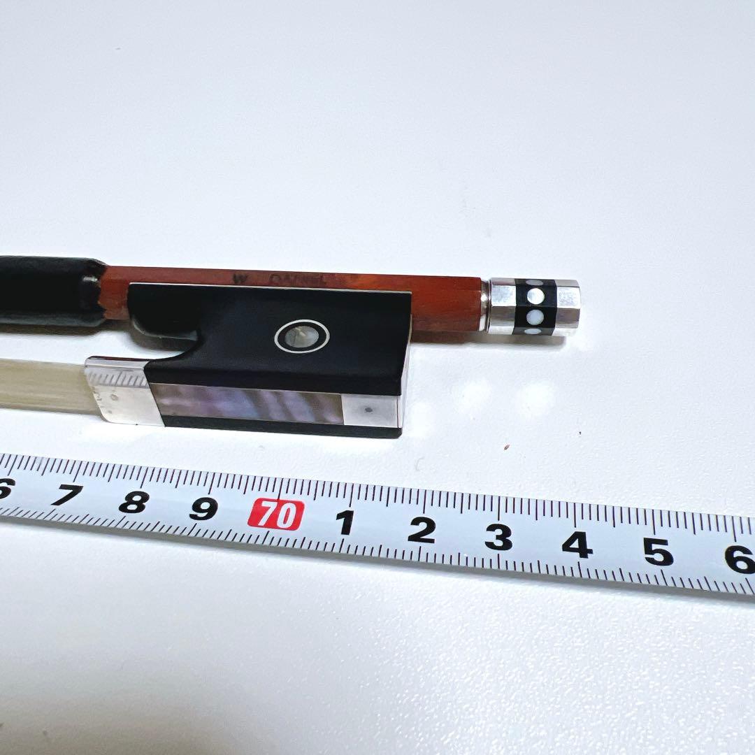 【希少・美品】W.DANIEL バイオリン弓 フルサイズ フェルナンブコ