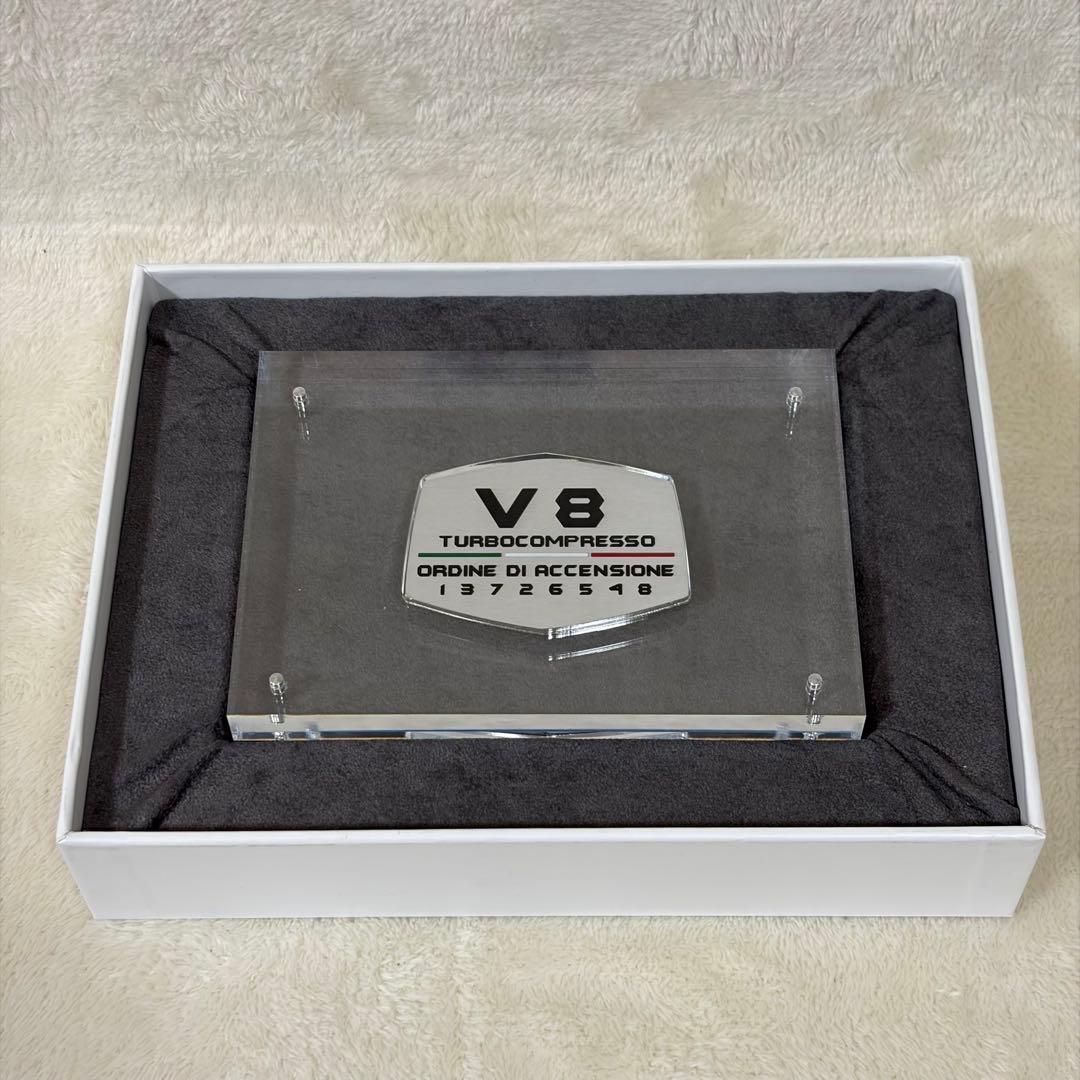 ランボルギーニ URUS 1周年 V8 エンジンプレート オーナー 納車 非売品