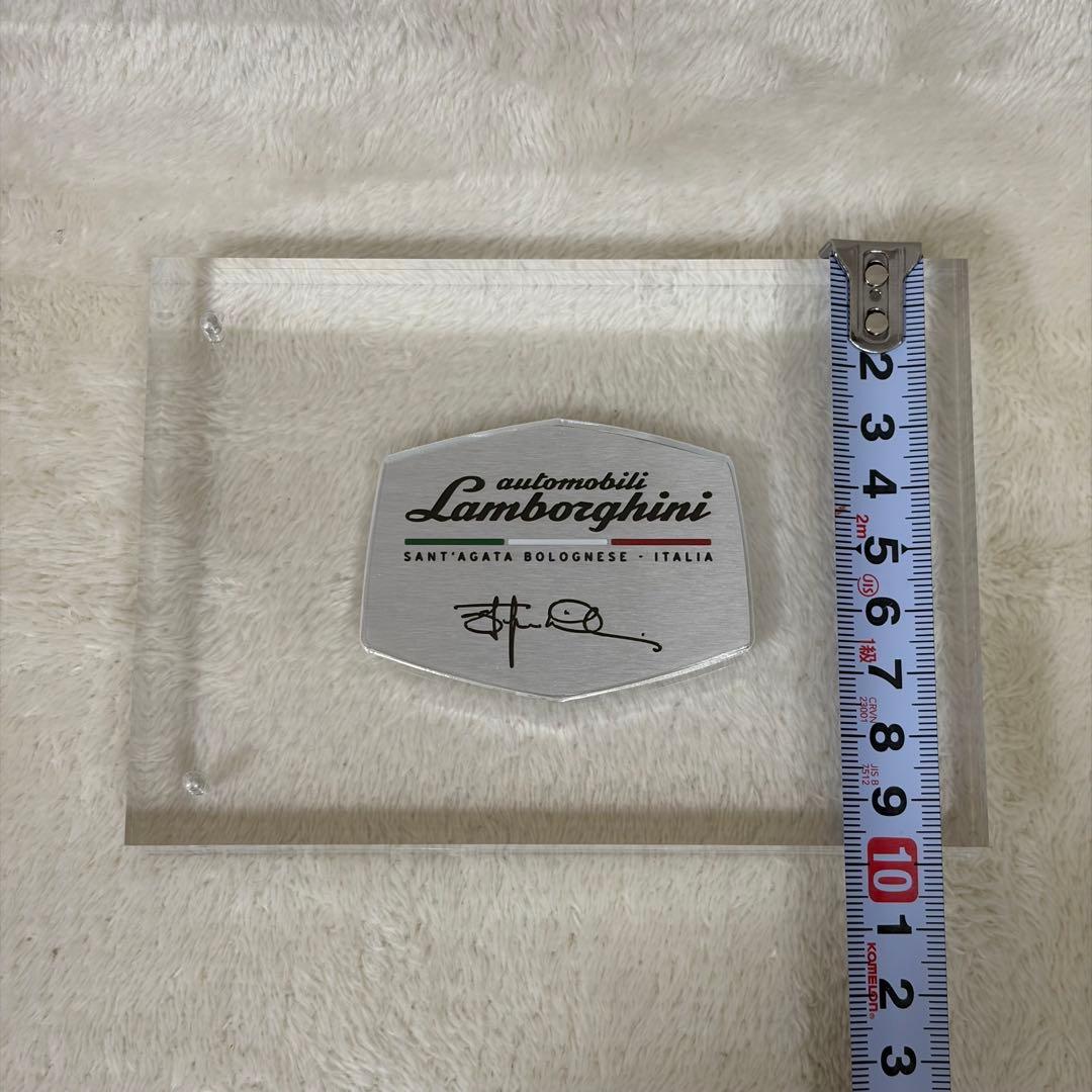 ランボルギーニ URUS 1周年 V8 エンジンプレート オーナー 納車 非売品