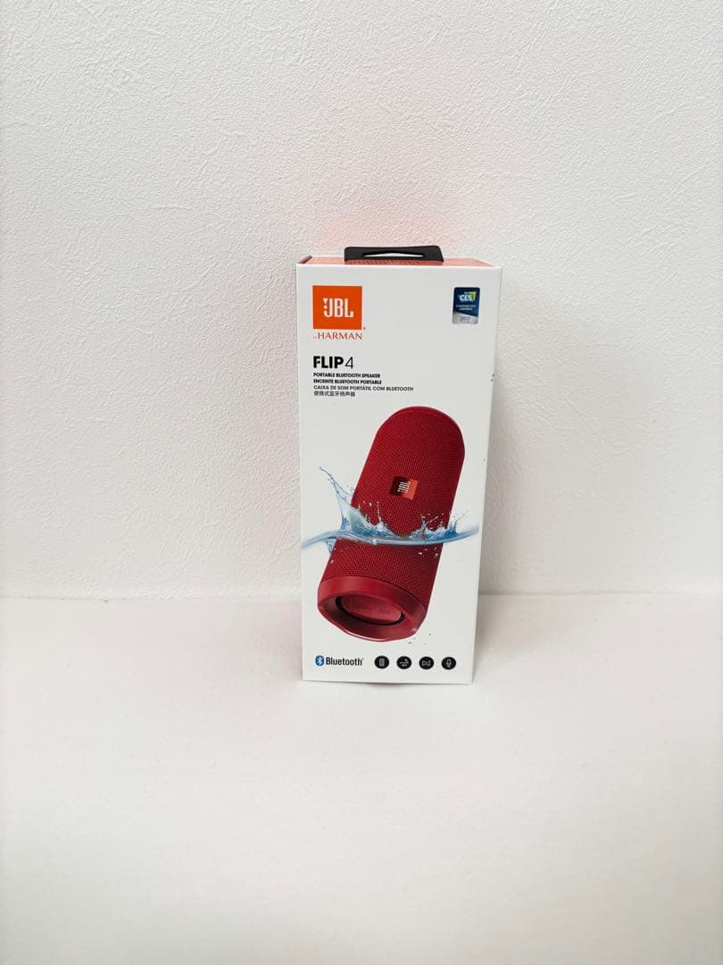 美品❣️箱付き JBL FLIP4 Bluetoothスピーカー レッド