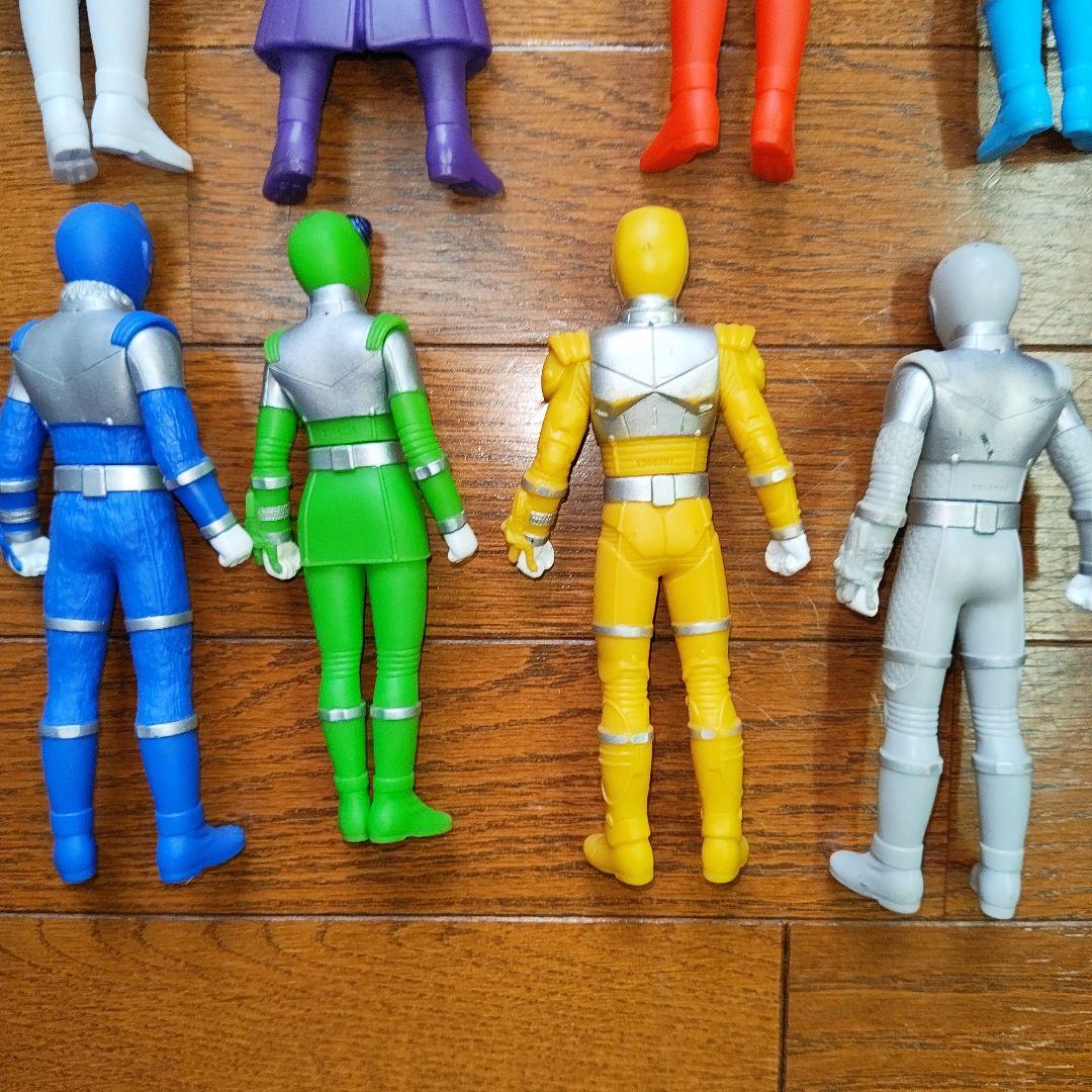 中古ソフビ　宇宙戦隊キュウレンジャー　13体セット　17センチ