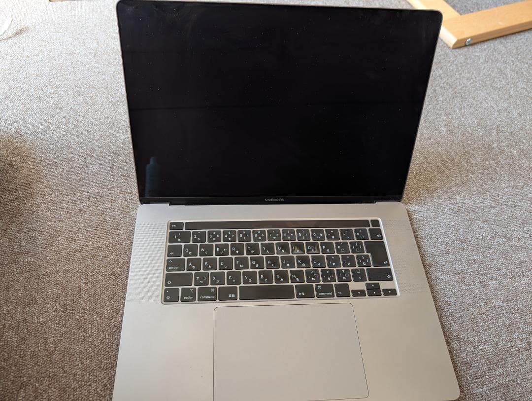 MacBook本体 MacBookPro 16inch 16GB 512GB intel i7