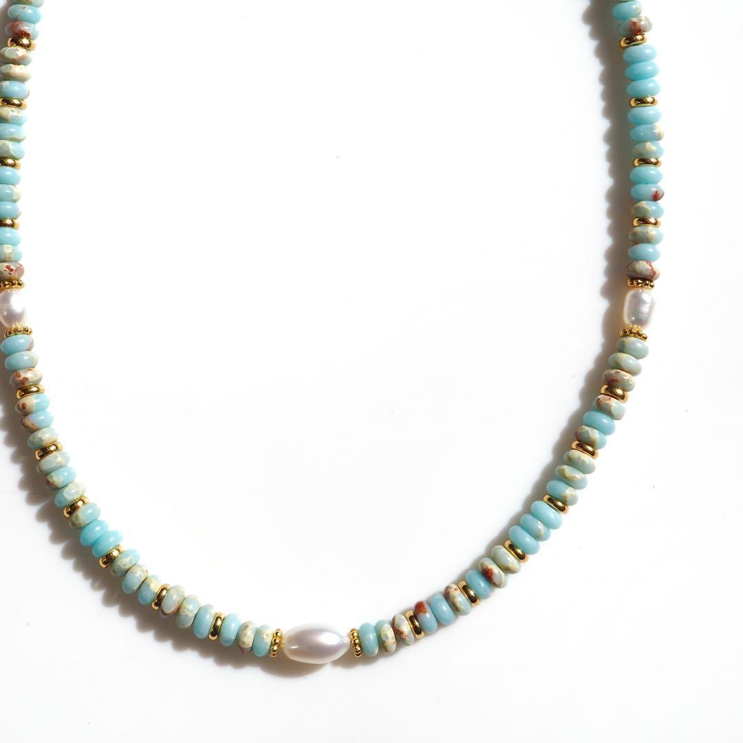 【❁Rainbow Maker❁】 インプレッションパールネックレス