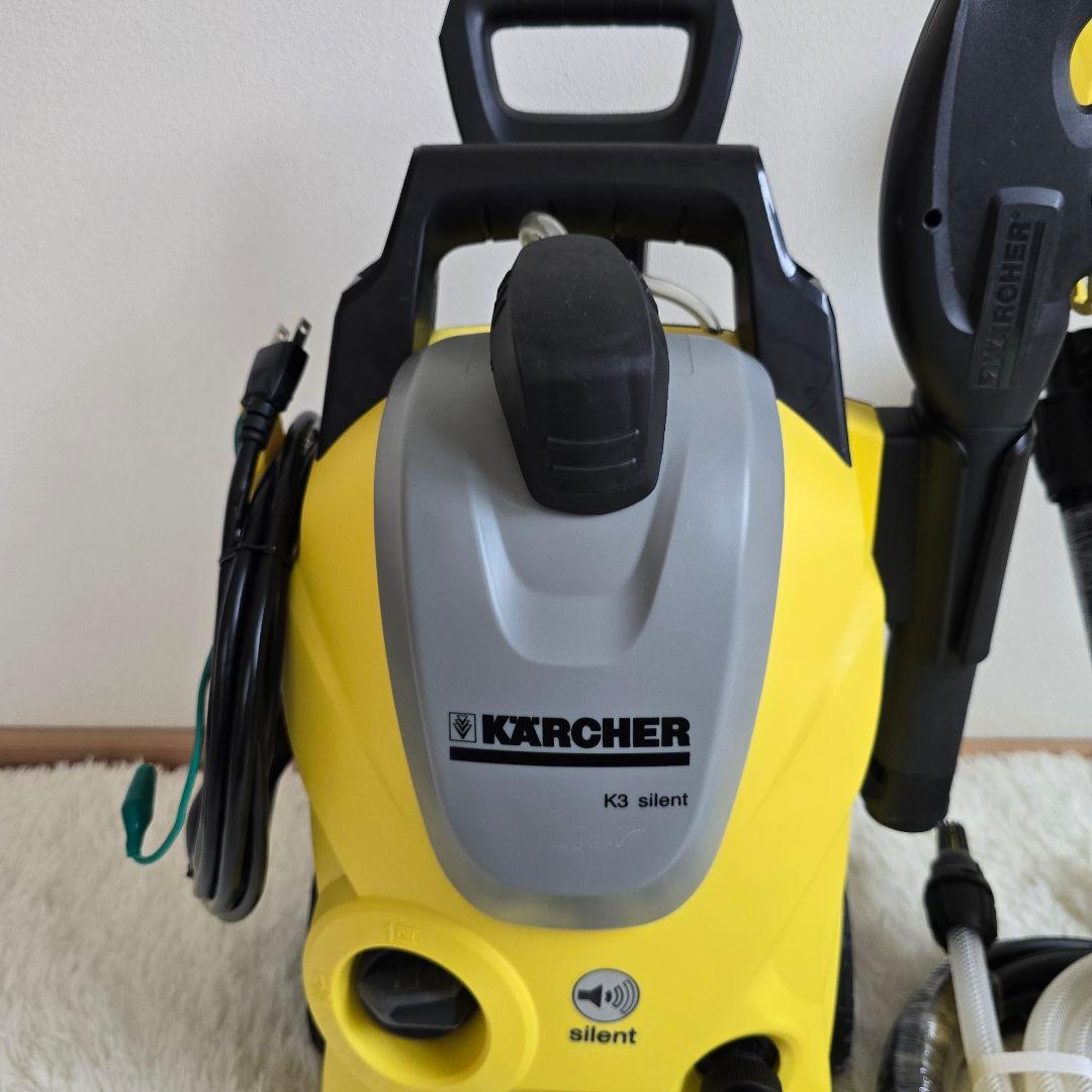 【美品】ケルヒャー家庭用高圧洗浄機 K3 サイレント ベランダ 60Hz