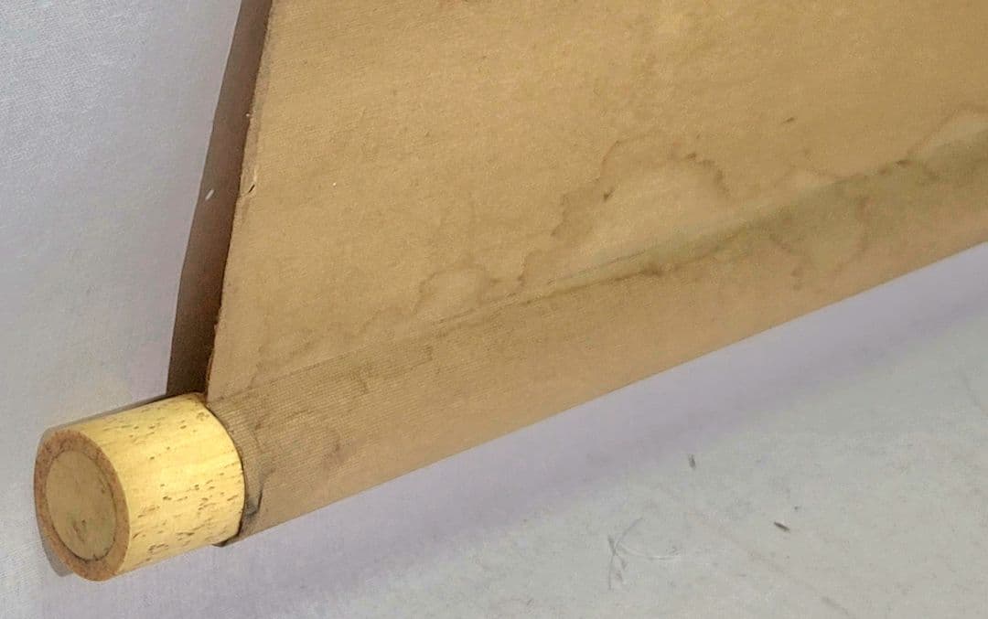 松本姿水　双鶴図　鶴　掛け軸　絹本　合わせ箱　書画、骨董品、美術品