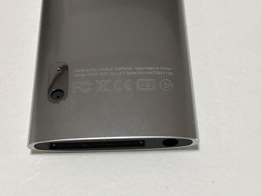 ipod nano5世代16GBシルバー26バッテリー交換済、usb有