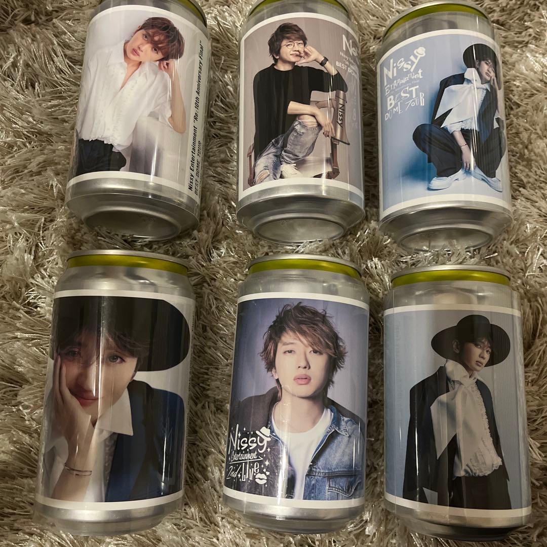 Nissy ラベル缶 6種