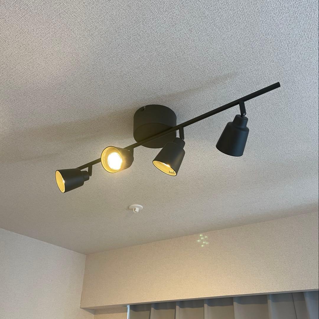 イケアクヌートボー シーリングスポットライト 4スポット