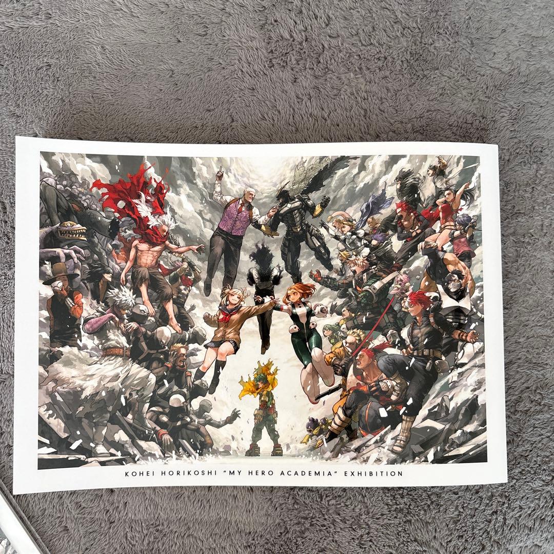 僕のヒーローアカデミア 原画展　公式図録　入場特典　コレクションカード