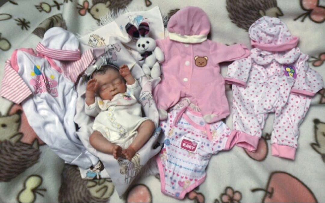 作家様　一点もの　日本人の赤ちゃん　樹脂粘土　リボーンドール