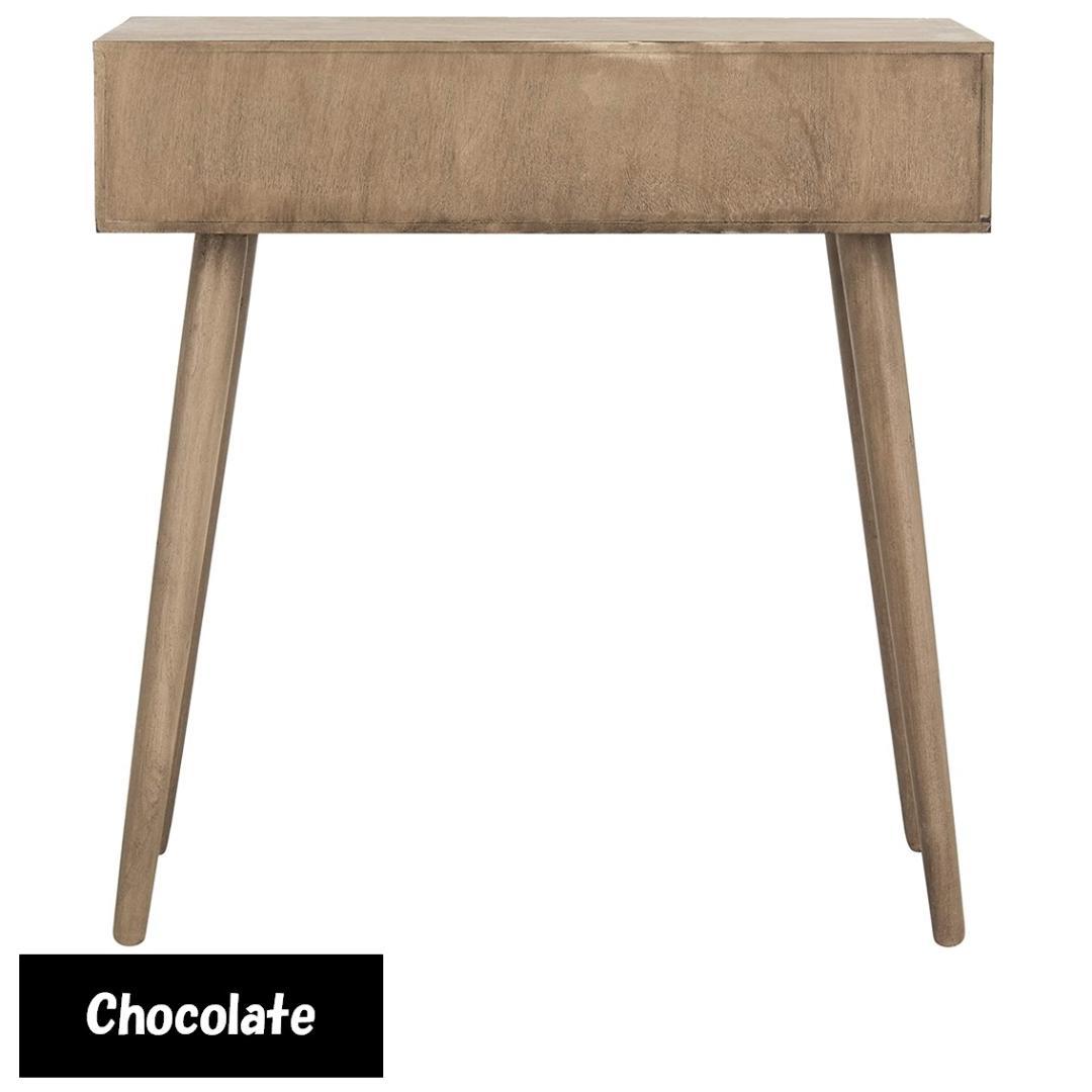 コンソールテーブル 木製 無垢 家具 おしゃれ 収納 2つ Choco Ⓣ