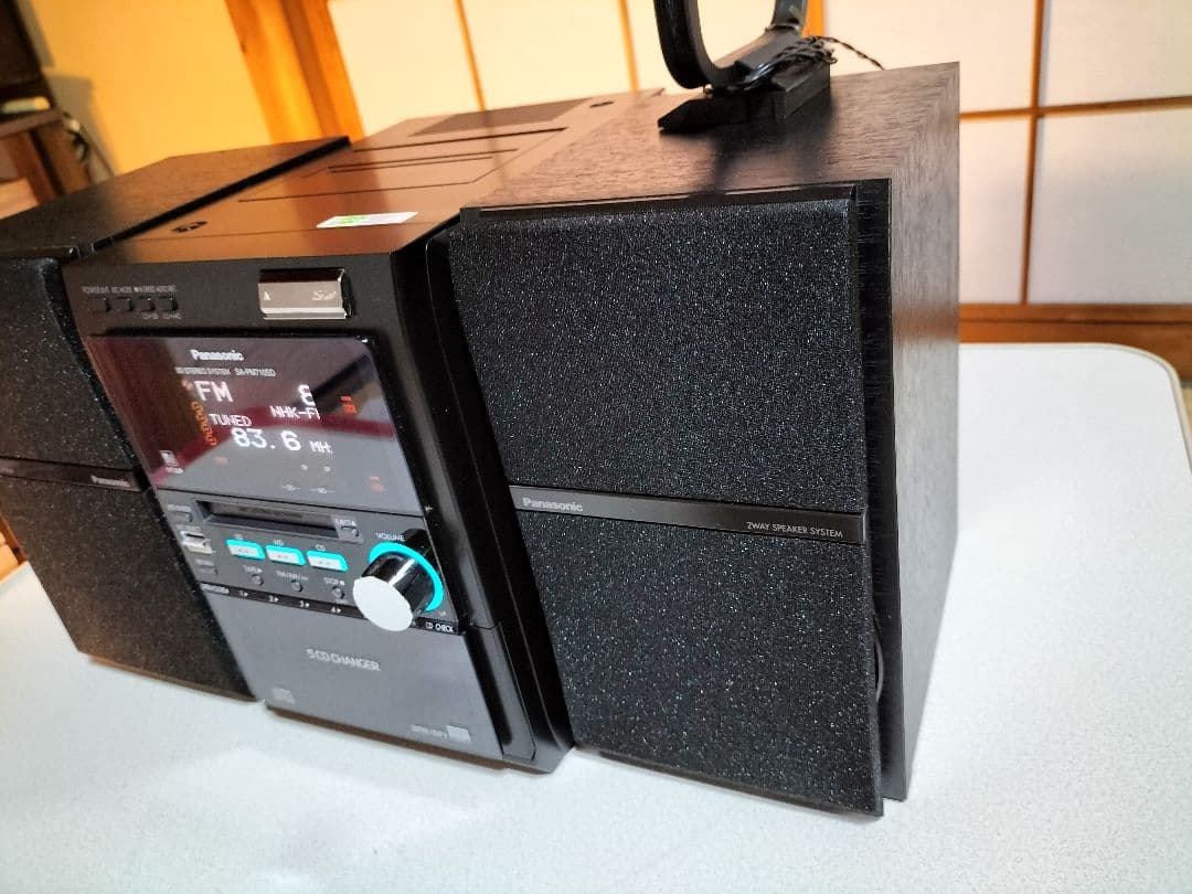 panasonicミニコンポSA-PM710SD　リモコン取扱い説明書付き