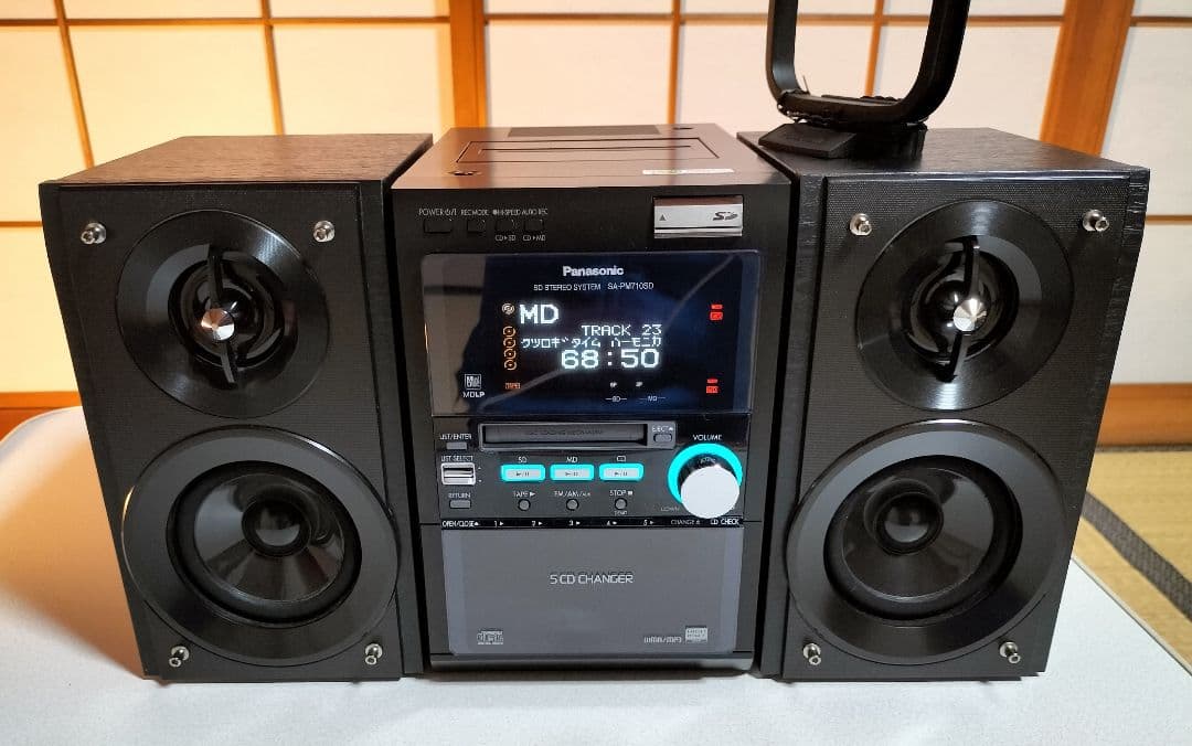 panasonicミニコンポSA-PM710SD　リモコン取扱い説明書付き
