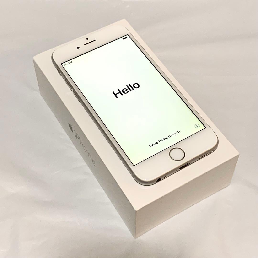 【バッテリー100%】iPhone6 美品 シルバー 64G Apple