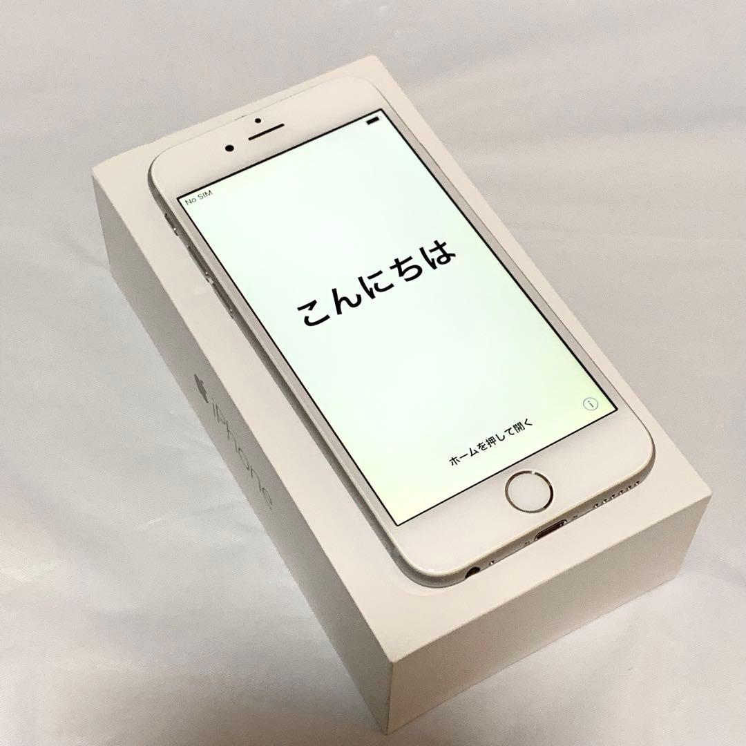 【バッテリー100%】iPhone6 美品 シルバー 64G Apple