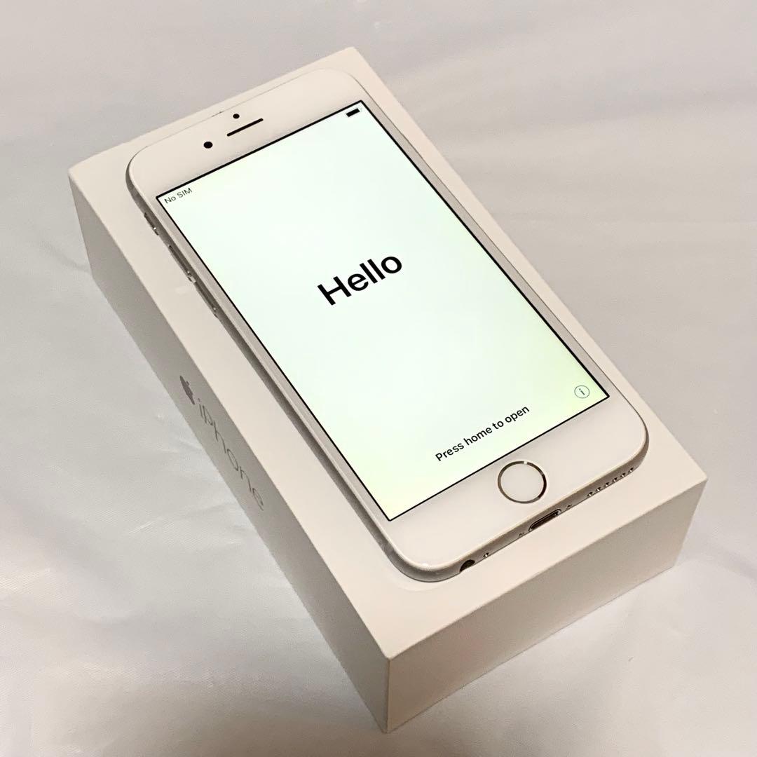 【バッテリー100%】iPhone6 美品 シルバー 64G Apple