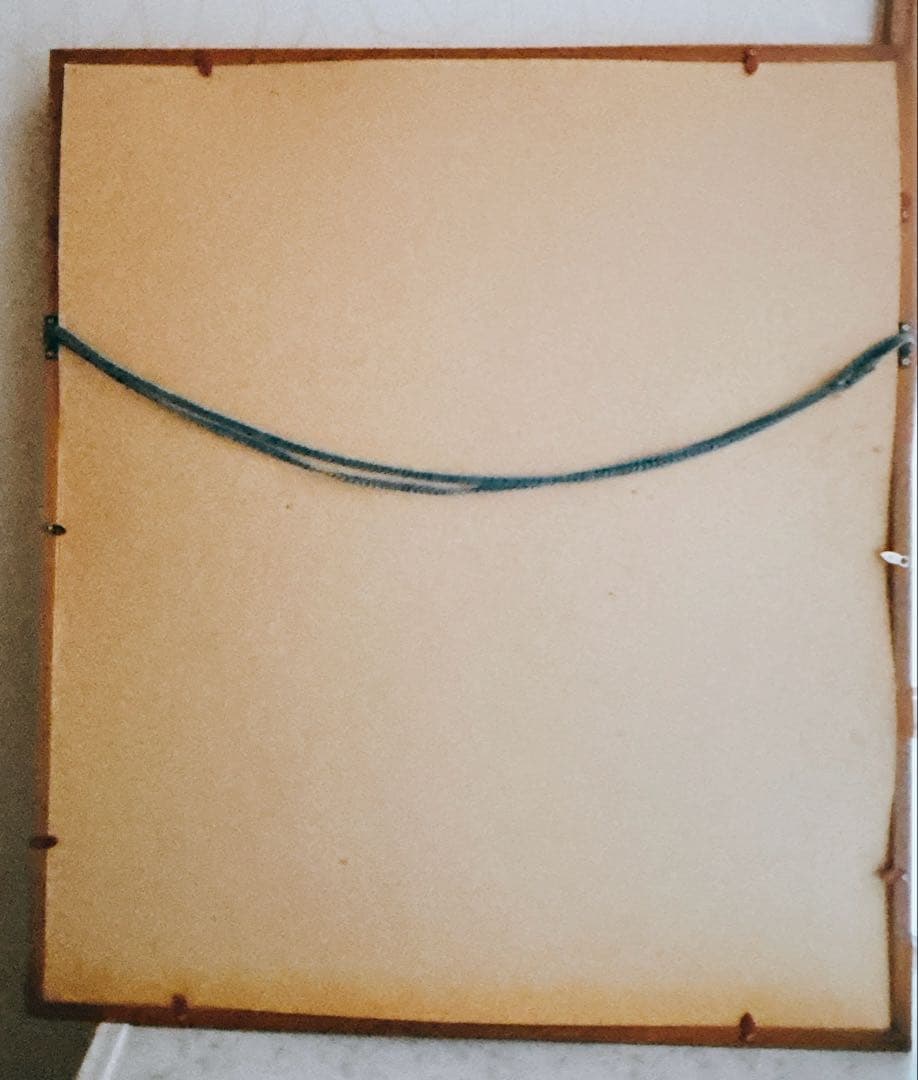 水晶画 貴石画 フラゴナール 『読書する娘』 美術工芸協会 人物画