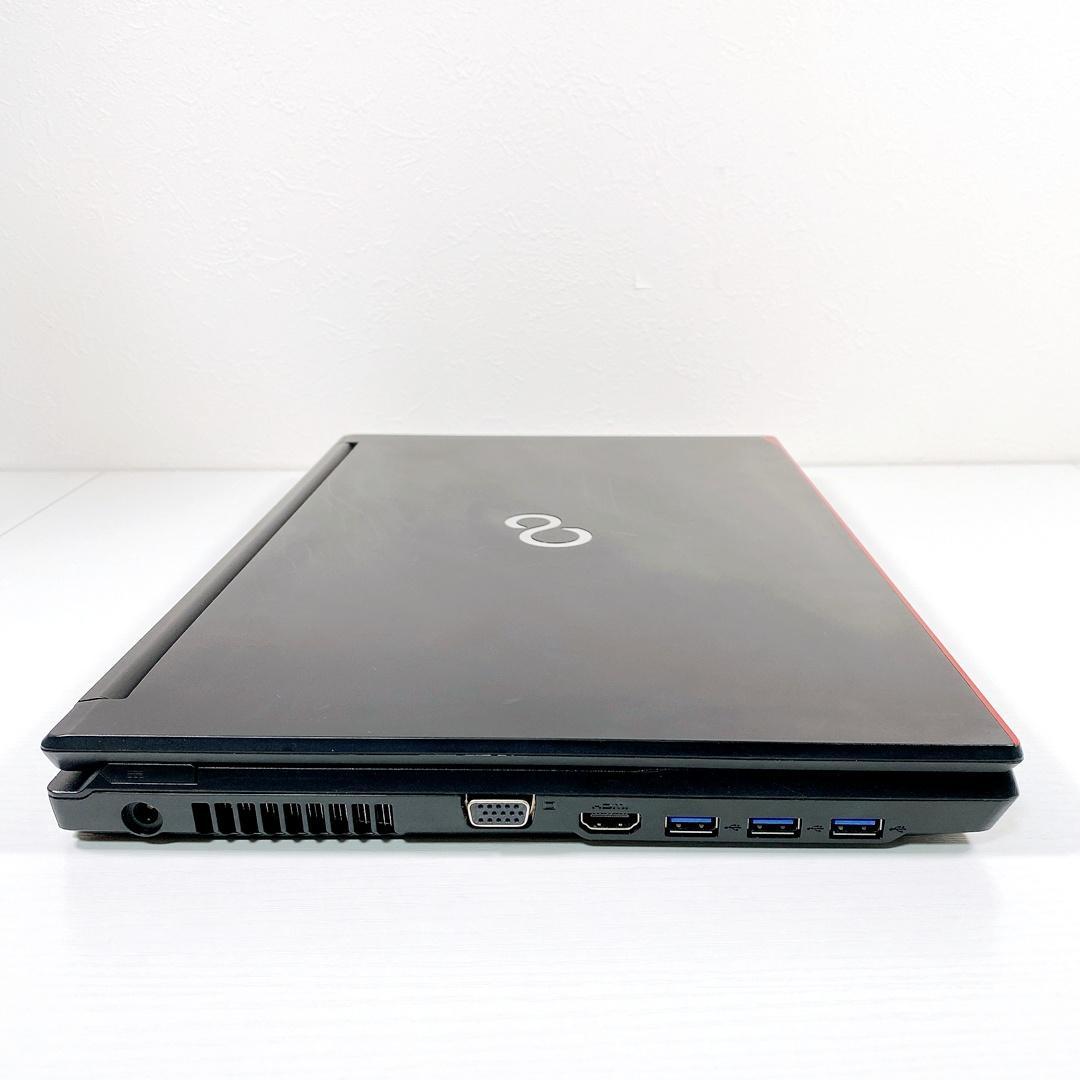 大容量SSD512GB✨COREi5✨事務作業OK✨富士通ノートパソコン✨08