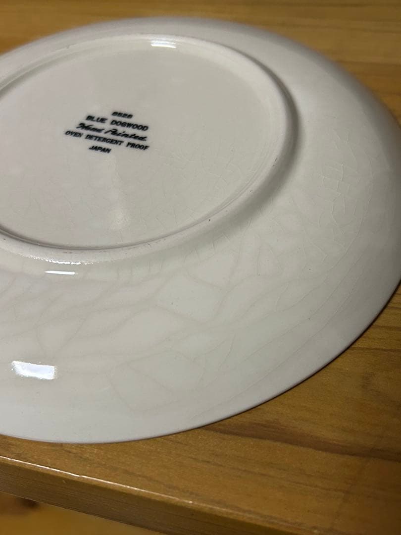 BLUE DOGWOOD 皿 ケーキ皿　昭和レトロ　8枚セット　アンティーク