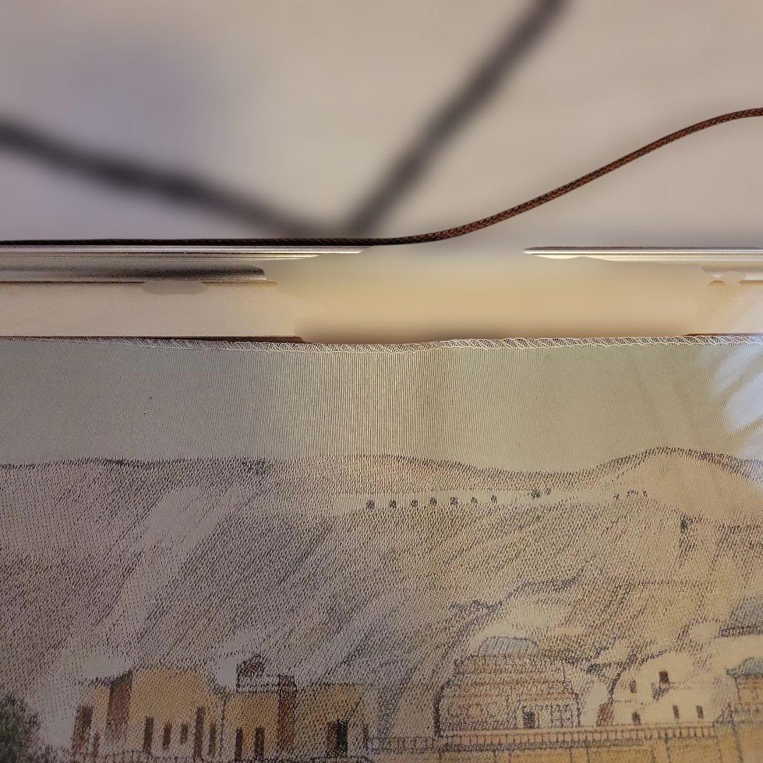 中国　敦煌莫高窟　風景額縁