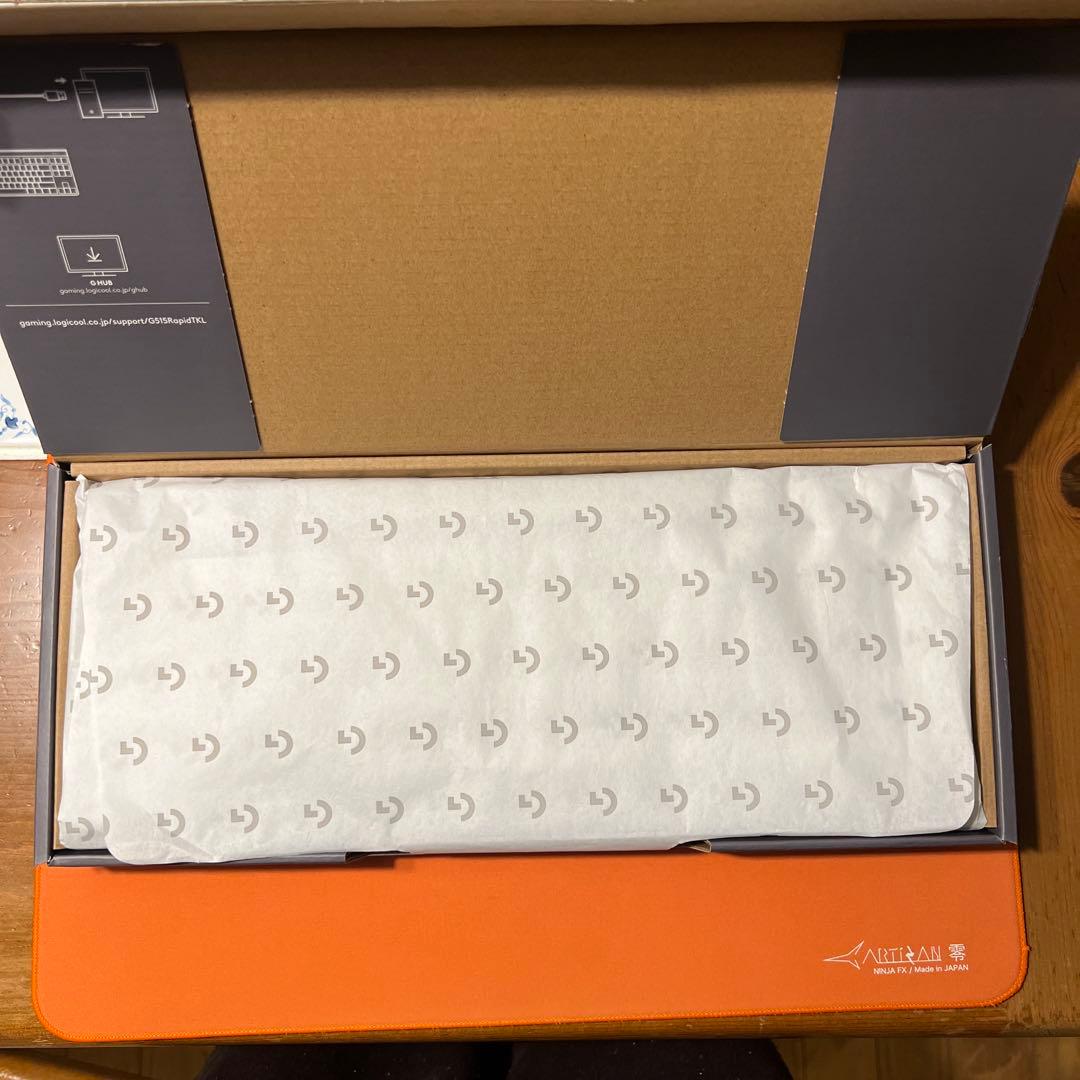 美品 logicool G515 RAPID TKL ホワイト キーボード 本体