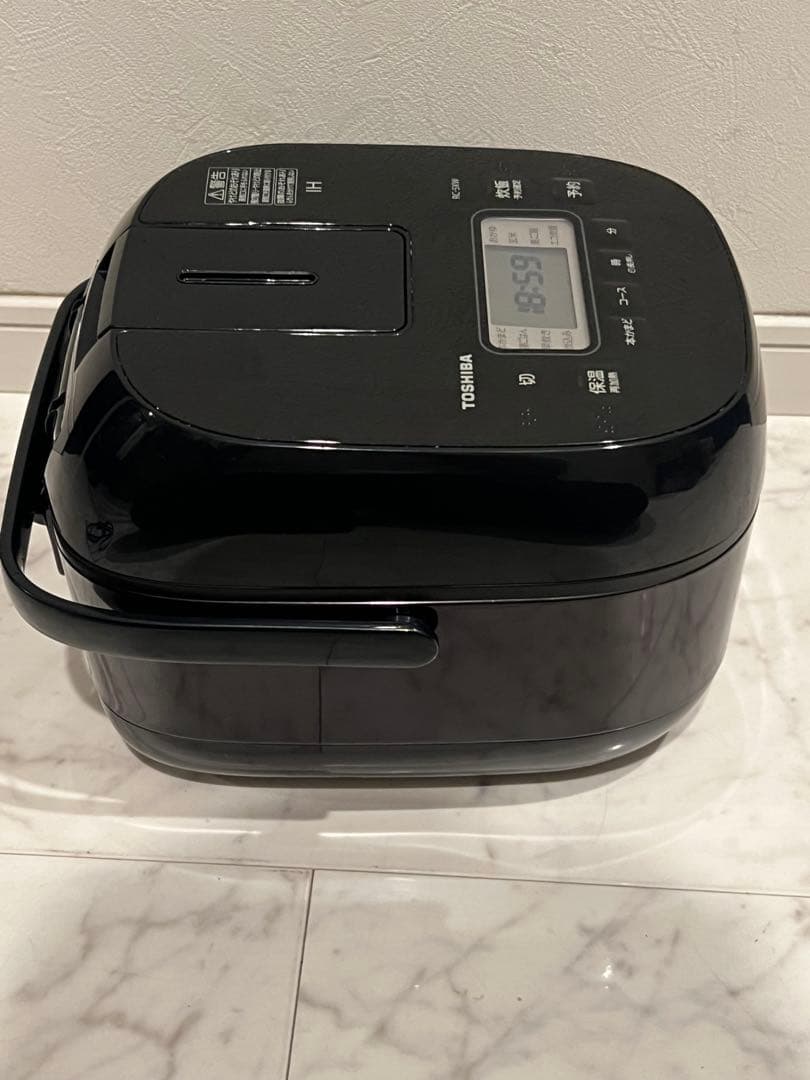 K TOSHIBA RC-5XW 炊飯器 ブラック 0.54L 2025年