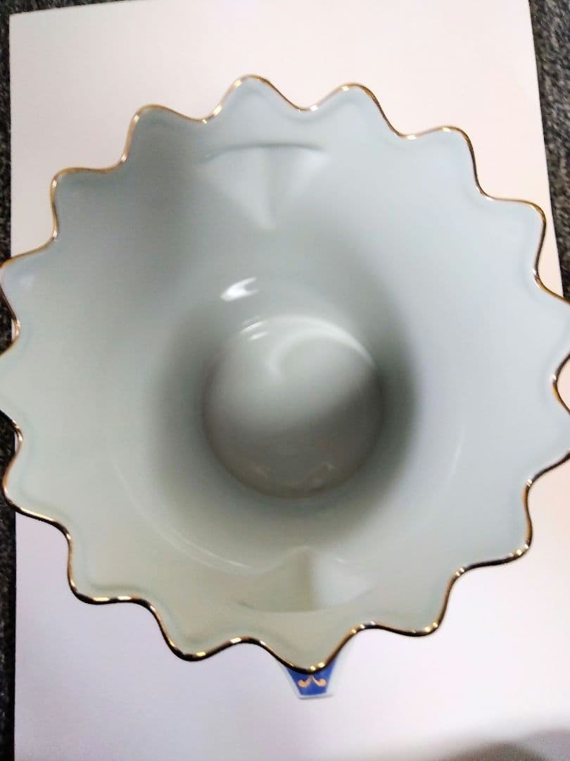 美濃焼 正峰窯 青華 フラワーポット 花瓶 ヤマジイJAPAN　超美品