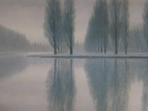 東山　魁夷、静唱、希少画集画、新品額装付、状態良好