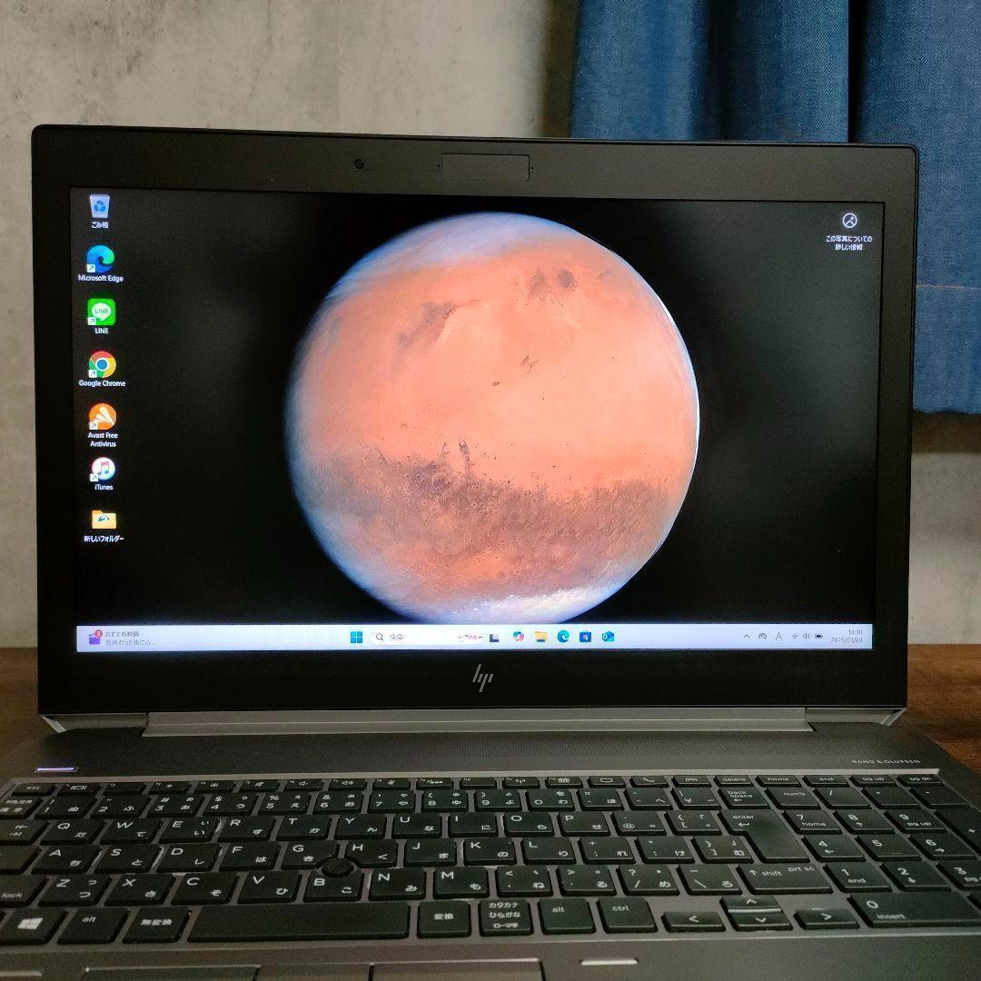 n126 超高性能！hp Zbook core i7メモリ32GB グラボ搭載