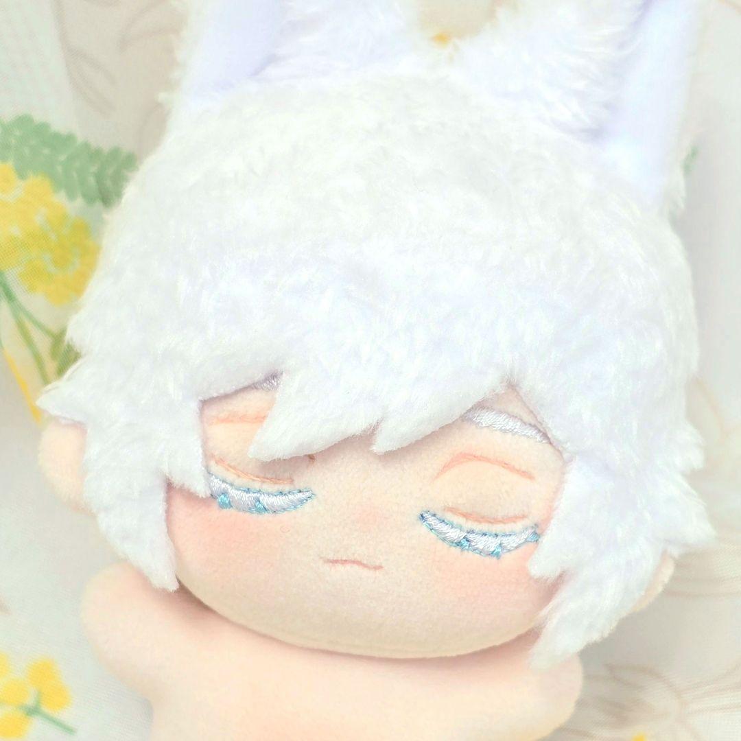 自作 無属性 ぬいぐるみ 白猫くん 10cm