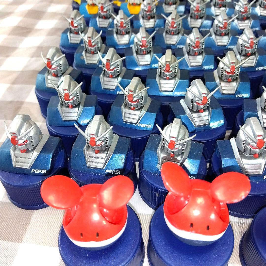 ペプシコーラ　ガンダム　ボトルキャップ　フィギュア　シークレットあり　大量まとめ