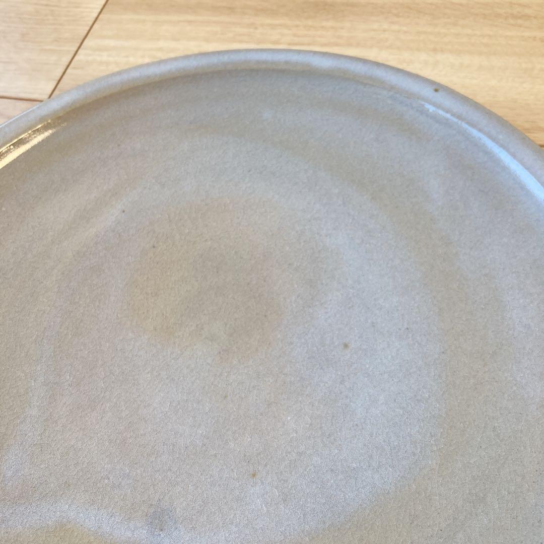 【新品】萩焼　大皿　29cm 泉流山窯