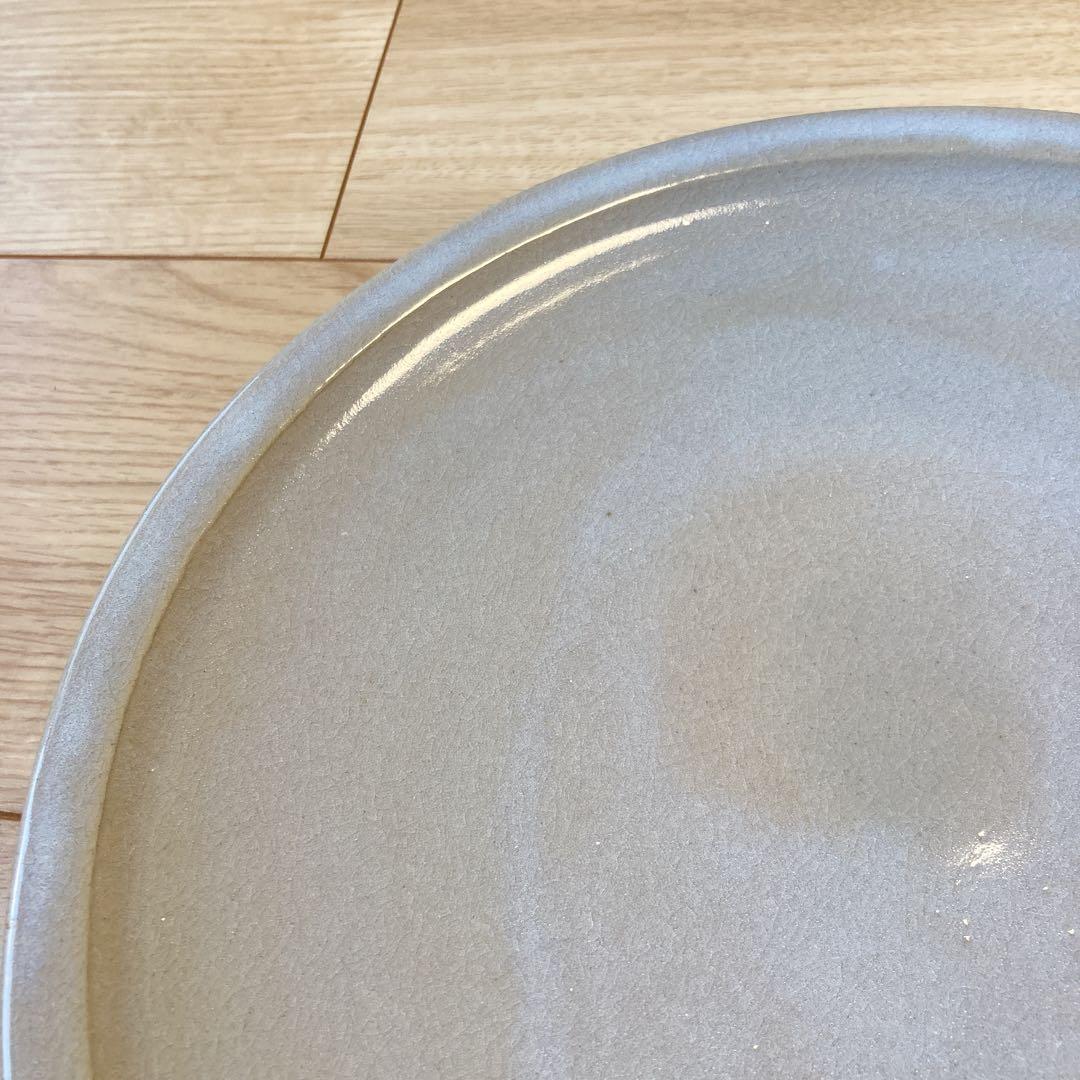 【新品】萩焼　大皿　29cm 泉流山窯