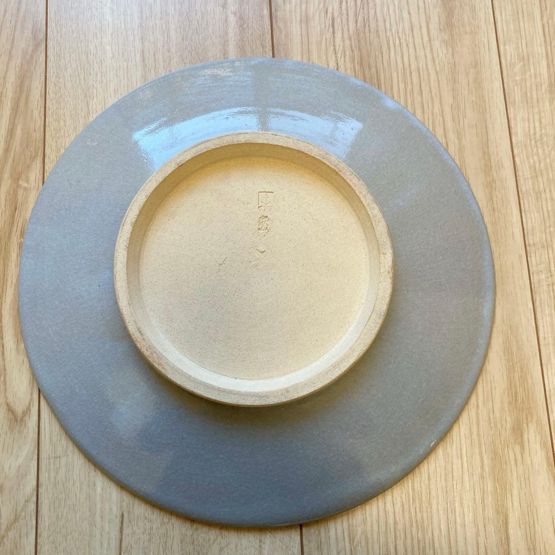 【新品】萩焼　大皿　29cm 泉流山窯