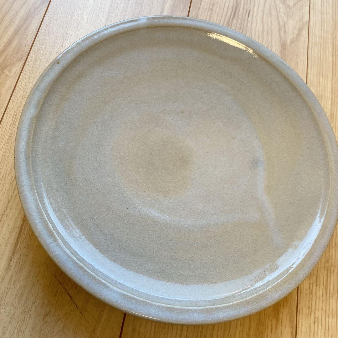 【新品】萩焼　大皿　29cm 泉流山窯