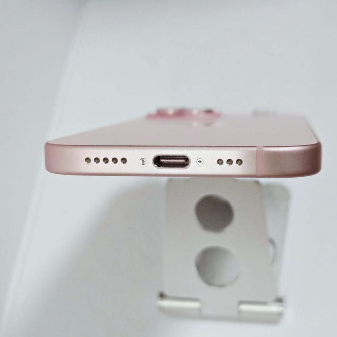 09 iPhone15 ピンク SIMフリー 極美品 バッテリー87%