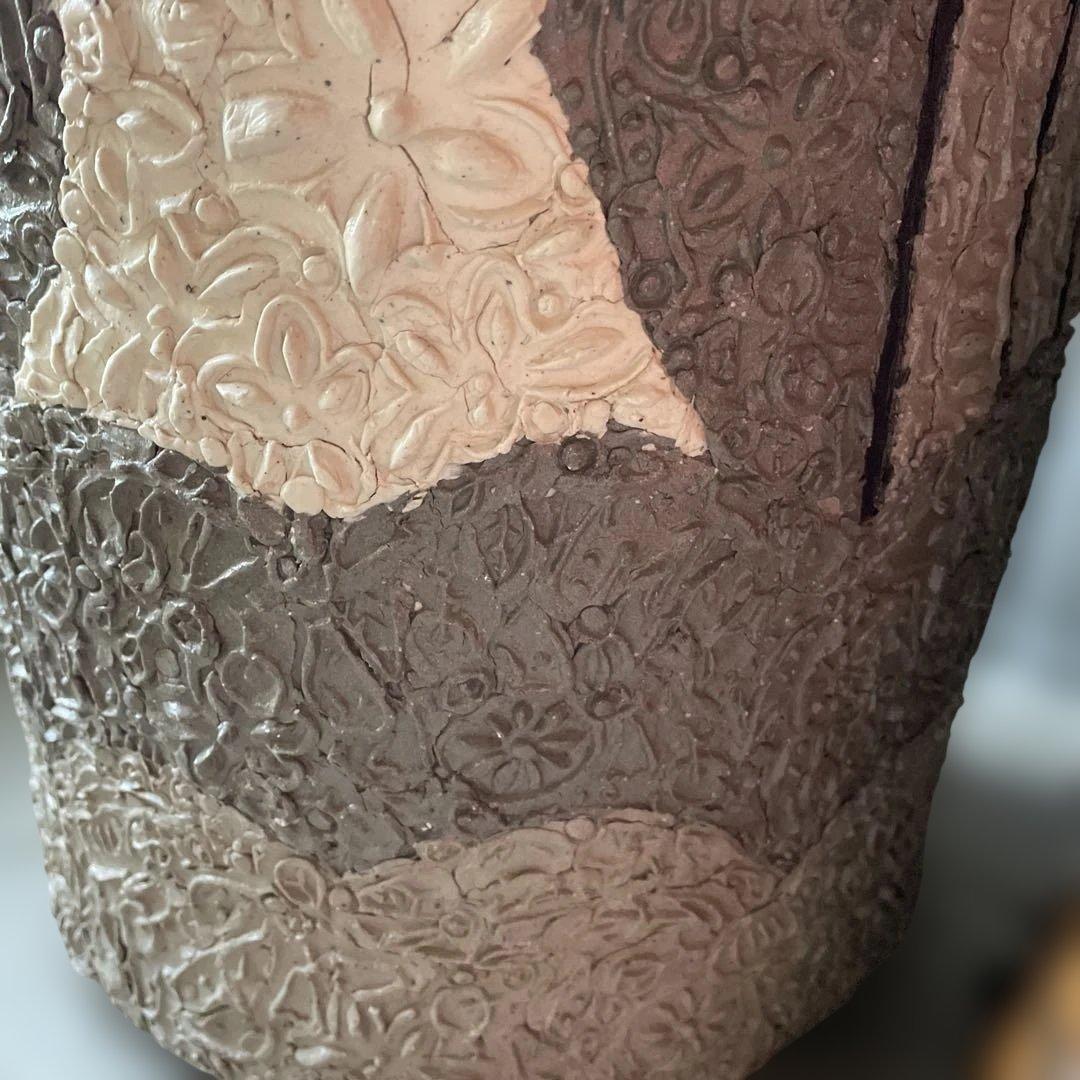 陶器製　激レアな大きな壺　76．5cm