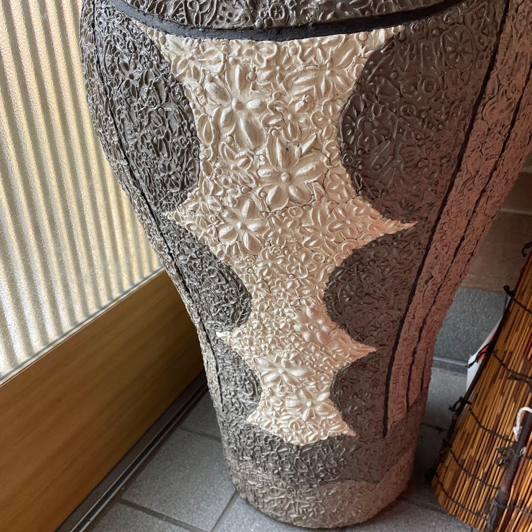 陶器製　激レアな大きな壺　76．5cm