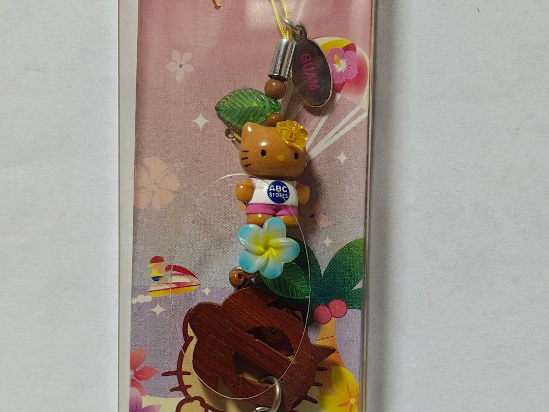 ご当地キティストラップ　グアム/サイパン HelloKitty 現地品