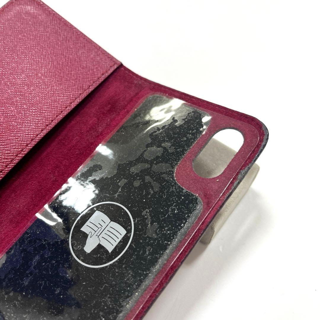 【箱付き】ルイヴィトン エピレザー iPhoneX 手帳型カバー【正規品】